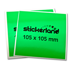 Kvadratiske neon klistermærker  