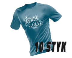 10 stk løpetrøyer med logo - mange farger