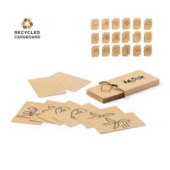 Økologiske kortspill av resirkulert papir