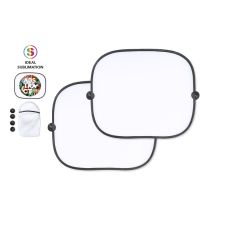 Sammenleggbare solskjermer med sugekopper for bilen