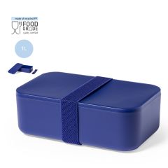 Matboks laget av resirkulert plast med strikkbånd 1 liter