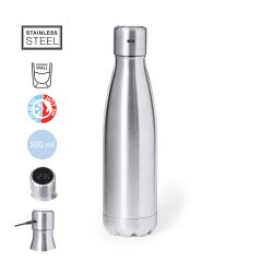 Termoflaske med oppladbar digital temperaturmåler 500 ml