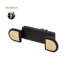 Mobilholder med bambusdetaljer for bilventilasjon
