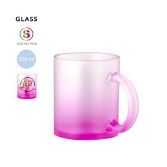 Glasskrus med farget gradient og mulighet for fullfarge trykk 350 ml
