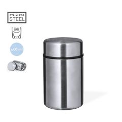 Sylinderformet termo matboks med skrulokk 600 ml