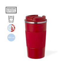 Termokrus med silikongrep og lokkdispenser 400 ml