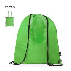 Gymnastikkpose i RPET med snorlukking og håndtak