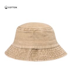 Bøttehatt av 100% bomull med vintage farger