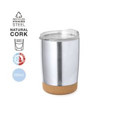 Termokrus av resirkulert rustfritt stål og kork 350 ml
