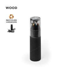 6 fargeblyanter i resirkulert pappsylinder