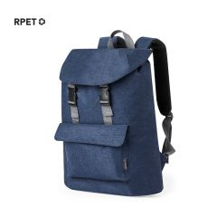 Klassisk ryggsekk i RPET med klipslukking og frontlomme