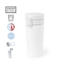 Høyt termokrus med sikkerhetslokk 380 ml