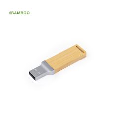 Elegant USB-stick i bambus og aluminium 16 GB