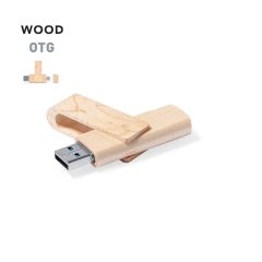 OTG USB-stick i tre-design med mulighet for logo 16 GB