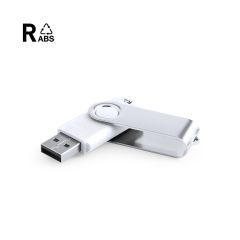 USB-minnepinne av resirkulert plast med mulighet for logo - 16 GB