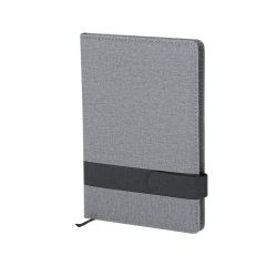 Notatbok med kunstlær-omslag og magnetisk lukking A5