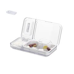 Transparent pilleeske med 4 rom