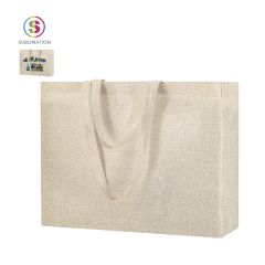 Stor handlenett i grovt vevd polyester egnet for sublimeringstrykk