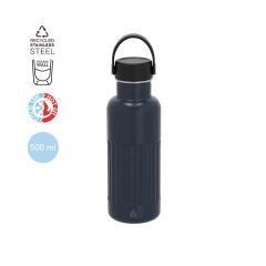 Resirkulert stål termoflaske med rillet design 500 ml