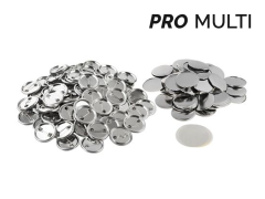 25mm runde buttonsdeler - med nål