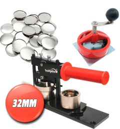 Buttonsmaskinpakke PRO liten pakke 32 mm