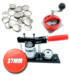 Buttonsmaskinpakke MULTI liten pakke 37mm