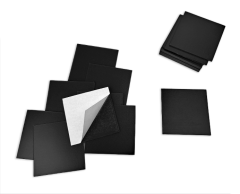 Kvadratisk 44,4 x 44,4mm selvklebende magnet