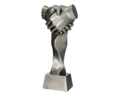 Partnerskap håndtrykk statuett