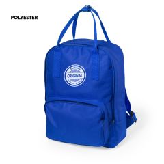 Klassisk retro ryggsekk av polyester i friske farger