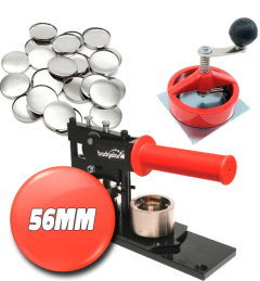 Buttonsmaskinpakke PRO liten pakke 56 mm