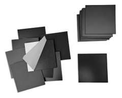 Kvadratisk 57x57mm selvklebende magnet