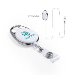 ID-kortholder med liten karabinkrok