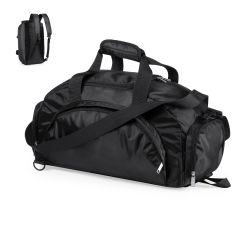 Kombinert ryggsekk og duffelbag av slitesterk nylon