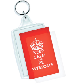 Foto nøkkelring rektangulær akryl 55 x 96mm