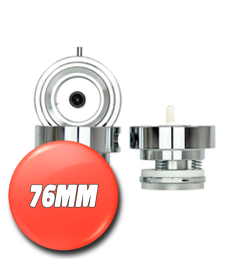 Runde 76 mm matriser til MULTI buttonsmaskin
