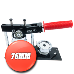 76mm Buttonsmaskin MULTI - Kropp inkl. én størrelse matrise