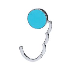 Sammenleggbar veskeholder av kunstlær og metall