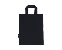 Mulepose av Fairtrade økologisk bomull med kort hank 35 x 44 cm