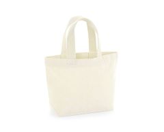 Liten kraftig bomullspose med bunnfals 26 x 21 x 10 cm