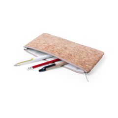 Penal i kork med glidelås