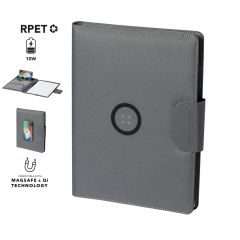 Konferansemappe med integrert Magsafe-lader og powerbank