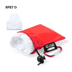 Resirkulert plast regnfrakk med karabinkrok, voksen