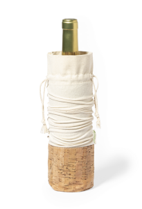 Vinpose i kork og bomull med snorlukking