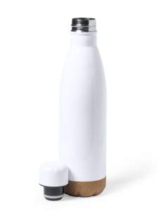 Vannflaske med sublimasjonstrykk og korkbunn 750 ml