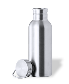 Drikkeflaske i metall med melkepikedesign, 750 ml