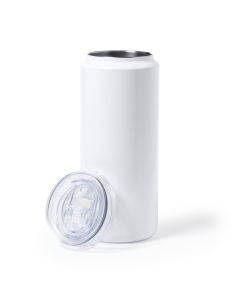 Sylindrisk termoskrus med gjennomsiktig lokk 650 ml