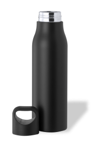 Moderne vannflaske i rustfritt stål, matt finish, 850 ml