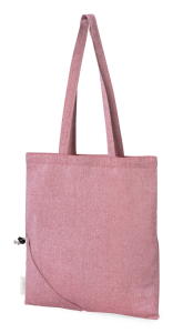 Resirkulert bomullsveske med sammenleggbar design