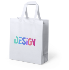 Non-woven bag i fullfargetrykk med forsterkede håndtak