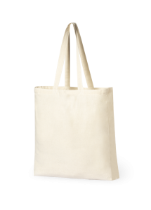 Bomullspose med solid base og middels langt håndtak